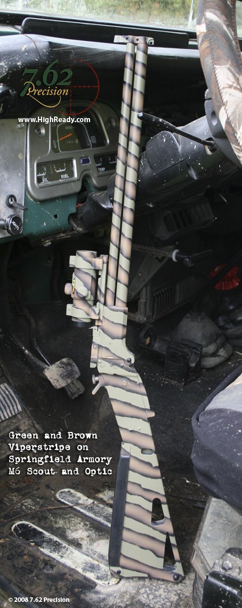 Viperstripe on a Springfield Armory M6 Scout .22 hornet/20 gauge