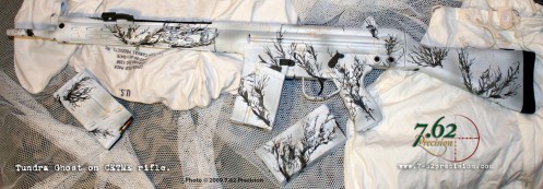 Tundra Ghost Winter Camo Pattern on Century Arms CETME and HK91/G3 Mags.