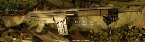 CETME rifle with G3 parts in The Professional pattern