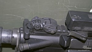 Nothing protrudes from the FAB folding sights that could catch on gear.