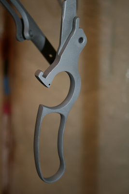 Blasted parts, ready for coating.