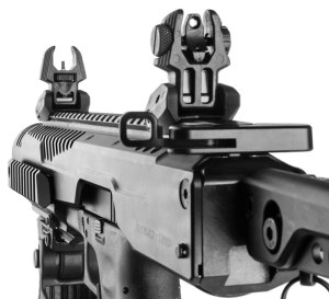 AR-style Charging Handle on the Gen 2 KPOS