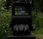 Reticle at low daylight setting. Click images for larger view.