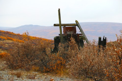 Small Dredge in a Dry Creekbed