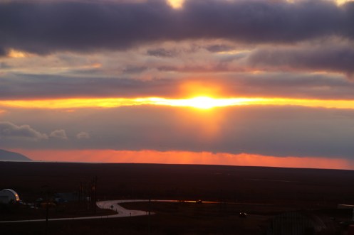 Sunset over the River
