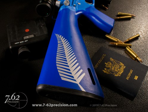 Blue New Zealand AR-15